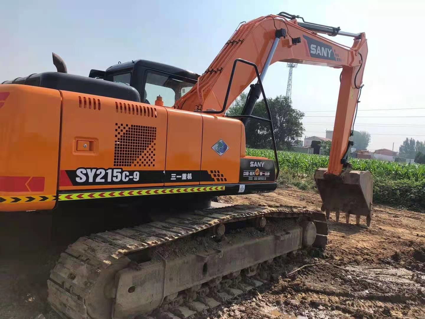 Mitsubishi Engine 0.93m3 SY215C Sany 20 Ton Excavator