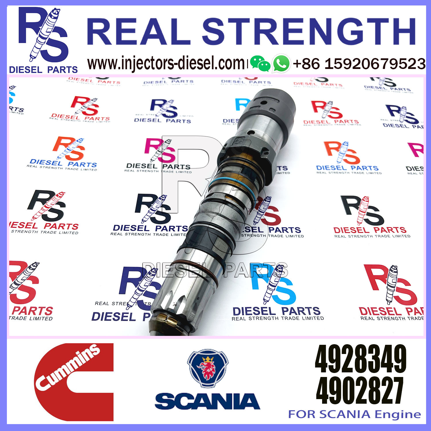 Common Rail Injector Fuel Injector 4326779 4928346 4928349 For QSK23 Excavator QSK23 QSK45 QSK60