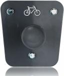Universal Wall Mount for Bicycle Rear Carrier Bike Roof Rack Catcher in Garage