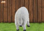 Indoor White Polyresin Dolly Sheep Statue Animal Figurines Floor Sculpture Decor