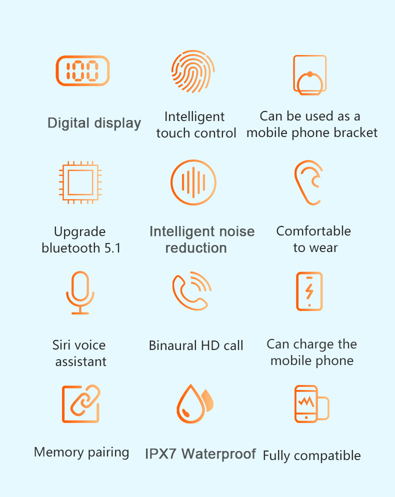 Magnetic Induction 5.1 Bluetooth Earphone For Android Binaural HD Call