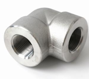 Quality ASME B16.11 SW Stainless Steel Threaded 3000lb 6000 Forge Fitting High Pressure Pipe Tee Coupling Union Cross Elbow wholesale