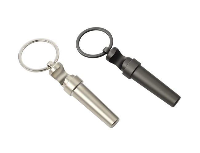 IMEGA Black Metal Bottle Opener Laser Engraving Wine Corkscrew Keychain