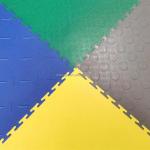 Waterproof Gray PVC Garage Flooring Tile For Indoor Outdoor