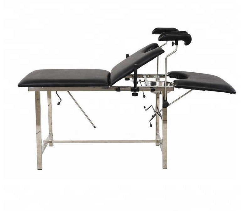 Steel Coating Gynecology Treatment Table Hospital Gynaecology Examination Couches