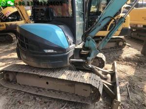 Quality 2013 Year Kobelco 5 Tonne Excavator Kobelco SK55SR SK55 With Blade Original Color wholesale