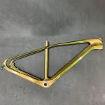 Chameleon Color Orange T1000 Carbon MTB Frame Disc Brake 27.5 Mountain Bicycle
