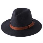 Women's Straw Hat Foldable Panama Sunshade Hat Beach Hat