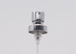 18 / 400 Cosmetic Aluminum Silver Perfume Pump Crimp Spray Pump With Collar