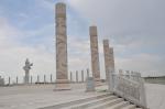 56pcs national stone columns for Northeast of China