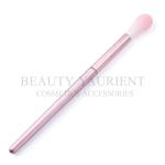 SA8000 Fluffy Highlighter Makeup Brush With Pearl Pink Wooden Handle