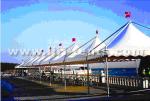 High Peak Beach Gazebo Tent for Parties, White Outdoor Gazebo Canpoy Marquee for