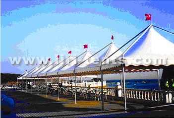 High Peak Beach Gazebo Tent for Parties, White Outdoor Gazebo Canpoy Marquee for