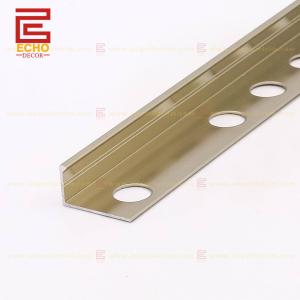 Quality 12.5mm Aluminum Straight Edge Tile Trim Tile Finishing Strip wholesale