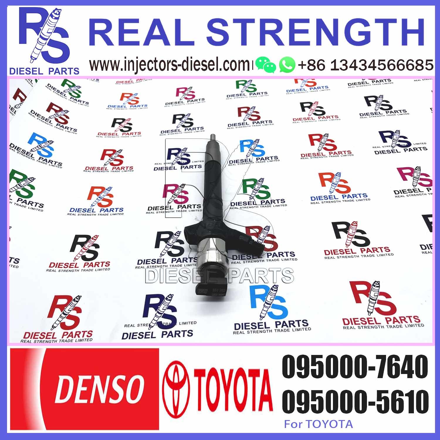 New Genuine Diesel Fuel Injector 23670-0R170 23670-0R120 23670-0R070 23670-0R020 23670-09140 0950007640 095000-7640