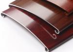 Interior Ceiling Decoration Aluminum Veneer Panel , Integrated Wood Metal Panel