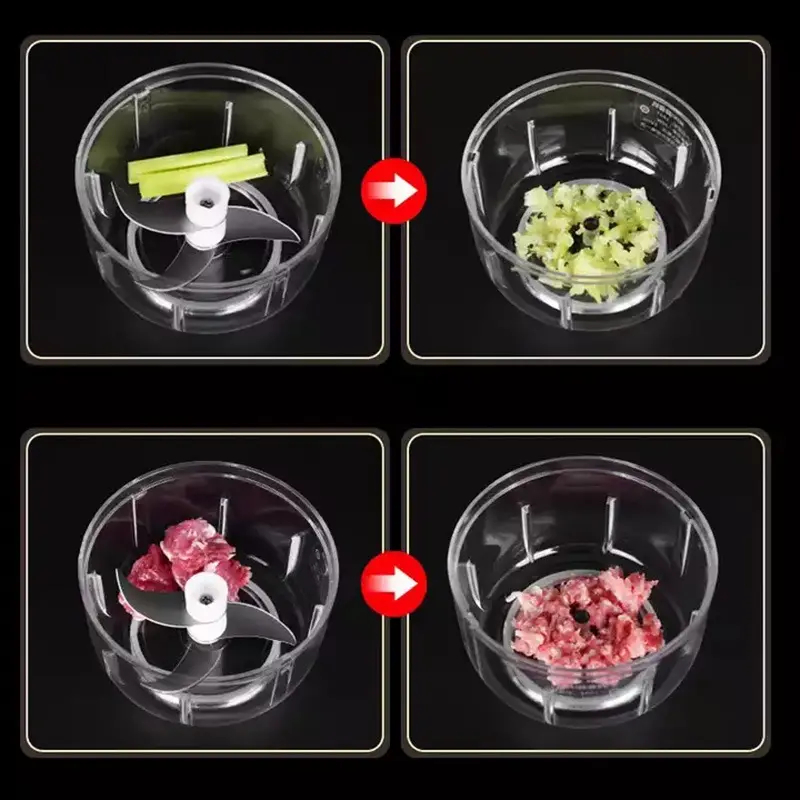 Mini USB Charging Electric Garlic Chopper Sustainable and Durable Kitchen Food Chopper