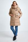 FODARLLOY Ladies Warm Hooded Cotton-padded Clothes Slim Long Down Winter Jackets