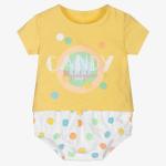 Summer Boutique Infant Lovely Printed 100% Cotton Baby Girls Clothing sets Baby