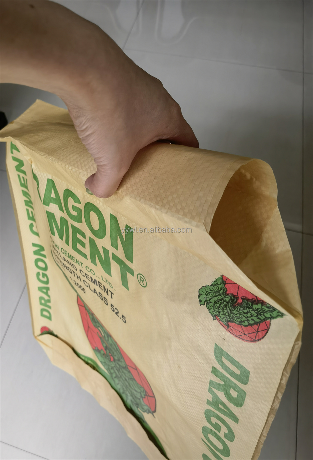 Hot Selling Pp Bottom Block Bag 50 Kg 50Kg Empty Sack