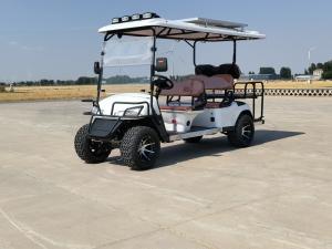 Quality Electric Hydraulic Brake Type 4 Seater Golf Cart Maximum Speed Of 25 Mph wholesale