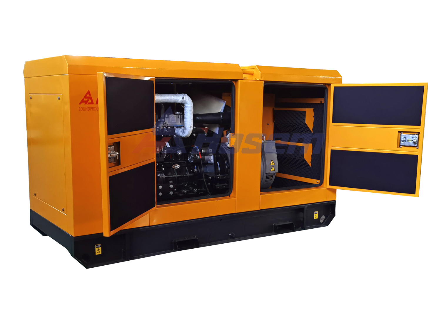 A-P17 Perkins Diesel Generator Set 15kVA For House , Soundproof Diesel Generator Set