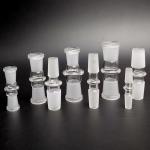 Drop Down Glass Bong Adapt / Water Pipe Adaptor Male To Male / Male To Female