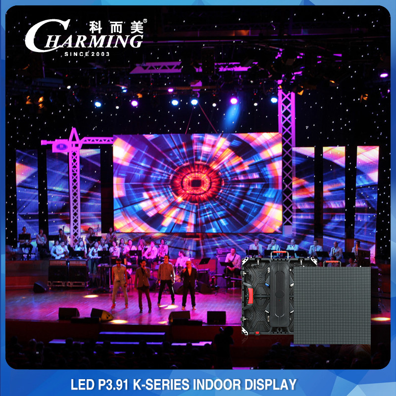P3.91 P2.98 Rental Indoor Full Color Giant LED Video Wall Display 500x1000mm