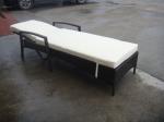 Indoor / Outdoor Rattan Wicker Sunlounger , Beach Lounge Chair