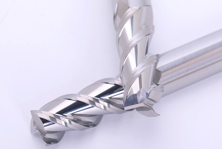 Durable Tungsten Carbide Flat End CNC Milling Cutter For Aluminum Alloy Cutting Tools
