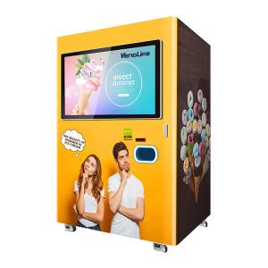 Quality 110V Coin Operated Ice Cream Vending Machines FCC Certified wholesale