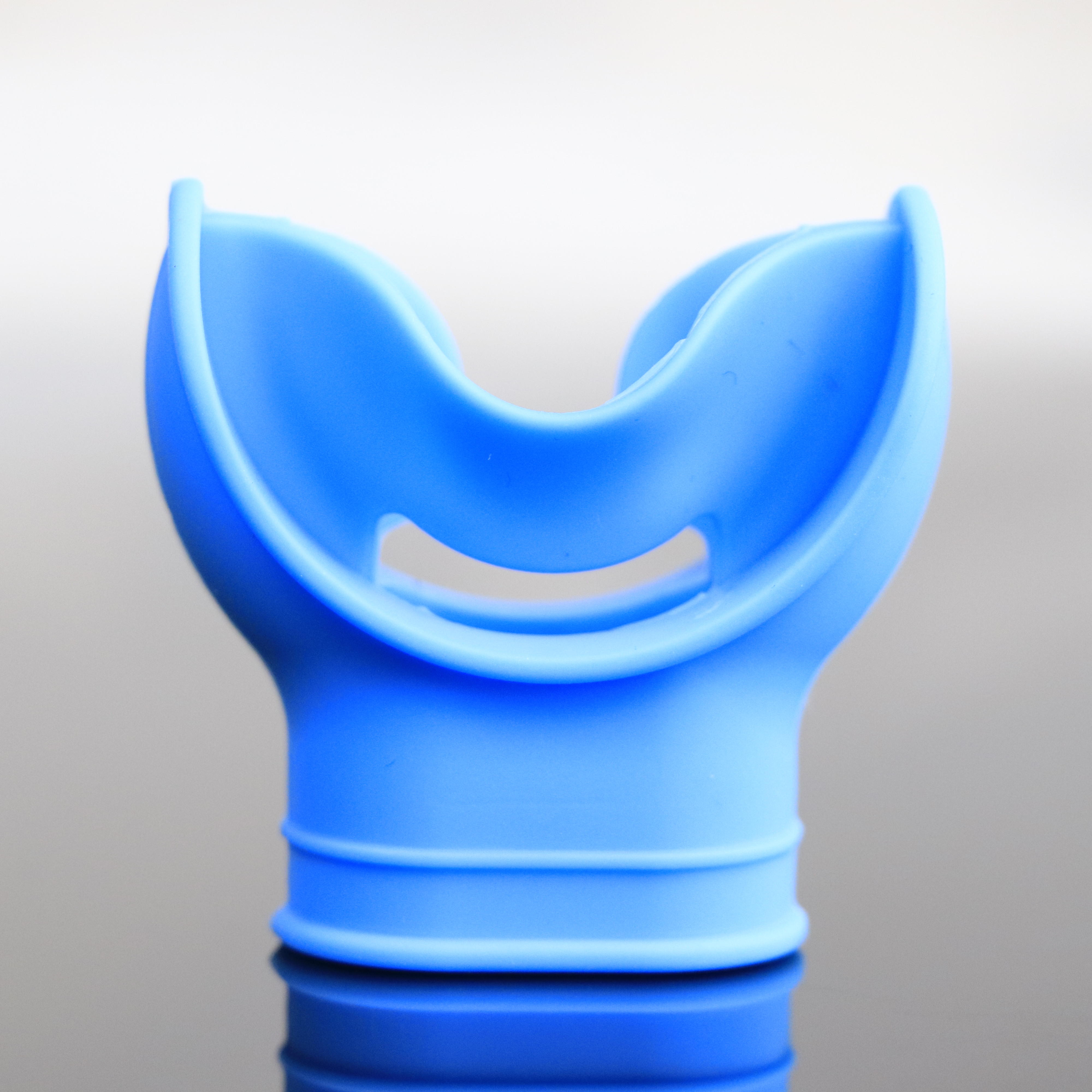 Transparent Blue Red Silicone Scuba Diving Mouthpiece Regulator