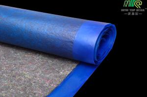 Quality 3mm Polyurethane Foam Carpet Underlay With 0.08mm Blue PE Film wholesale