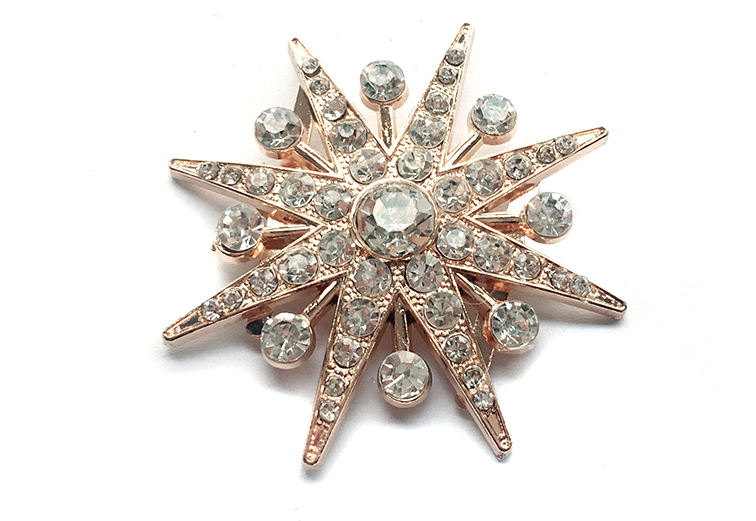 Sun Style Crystal Shoe Accessories Clips Ornament Support Customization