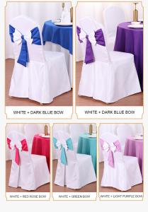 Quality Polyester Universal Hotel Dining Banquet Chair Covers wholesale