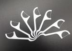 Eco Friendly Plastic Dental Floss Toothpick , Disposable Dental Floss Picks