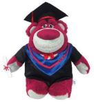 Lotso Graduation Berrybear Disney Plush Toys , Toy Story 3 Lots-O'-Huggin' Bear