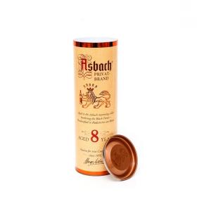 Quality Round UV Printing C1S Board Single Wine Bottle Shipping Box wholesale