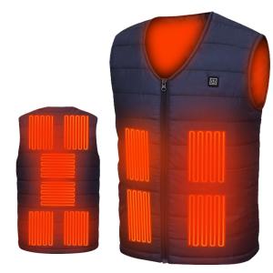 Quality Graphene Unisex Thermal Electric USB Heated Gilet Far Infrared OEM wholesale