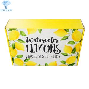 Quality C2S Art Paper Corrugated Mailer Boxes Eco Friendly Fruit Packaging wholesale