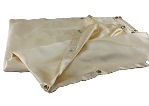 Quality 1000 Degrees Fiberglass Welding Blanket Fireproof Off White High Temp Resistant wholesale