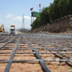 Bitumen Coated Glass Fiber Geotextile Geogrid 50 - 300m Length