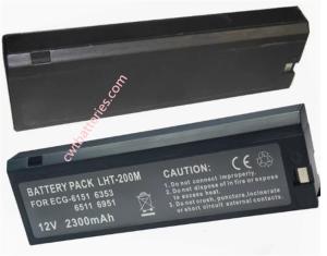 Quality LC-S122AU 6543A 12V 2300mAh Medical Batteries for Nihon Kohden ECG-6951 ECG-6511 wholesale