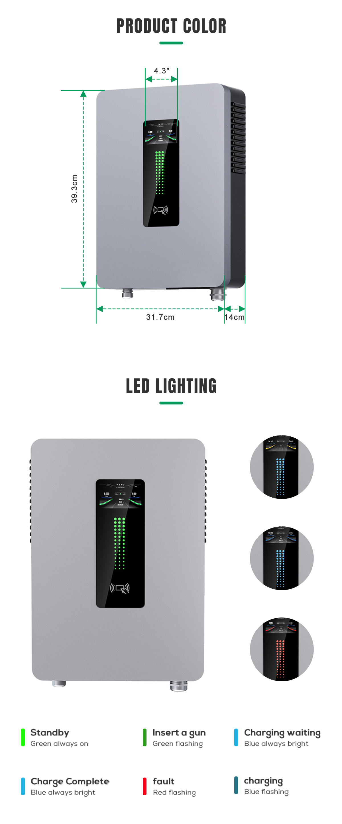 20KW CCS2 Electric Vehicle Charger High Output Power Portable Charging Station for DC Charging by E-mingze