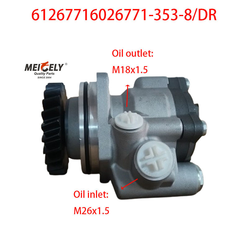 Stock Original High Quality Howo Truck Parts Power Steering Pump
