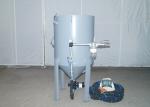 Pressure Tank Shot Blasting Pot , Outdoor / Indoor 60m Hose Pressure Pot
