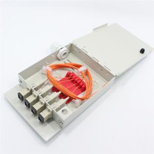 Quality Metal Shell Grey Fiber Optic Termination Box wholesale
