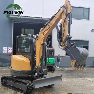 Quality Spacious Cabin 4 Ton Mini Digger Excavator Swing Boom Optional Attachments wholesale