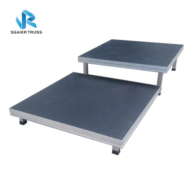 Stable School Portable Aluminum Stage Platforms , Wooden Folding Stage Platform