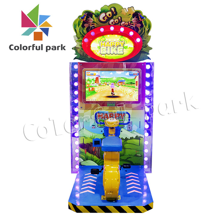 Happy Bike Kid Arcade Machine Ride On Motorbike 1960mm Height For amusement park